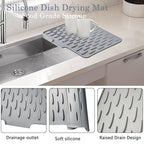 Silicone Dish Drying Mat for Kitchen