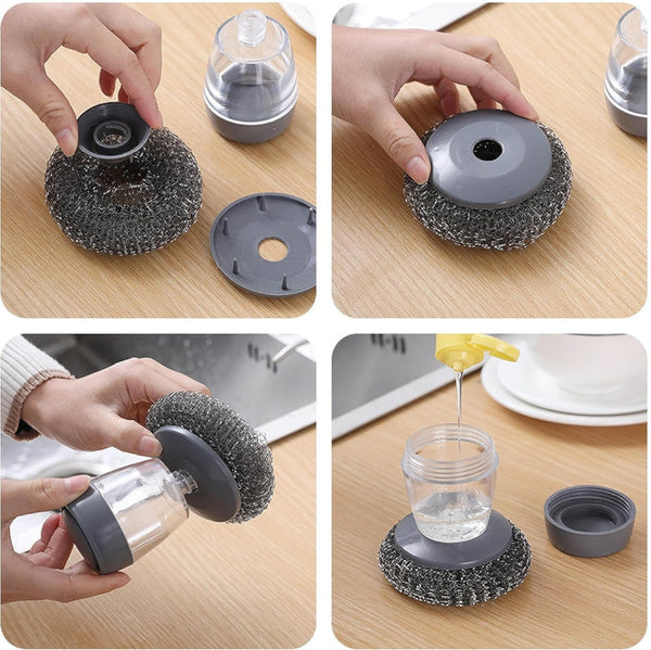 2 in 1 Liquid Soap Dispensing Cleaning Brush | 🔥BUY 1 GET 1 FREE🔥